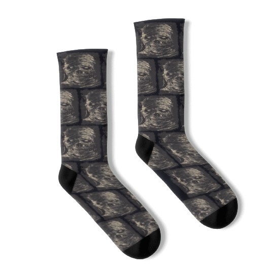 Halloween Scary Mummy  Socks