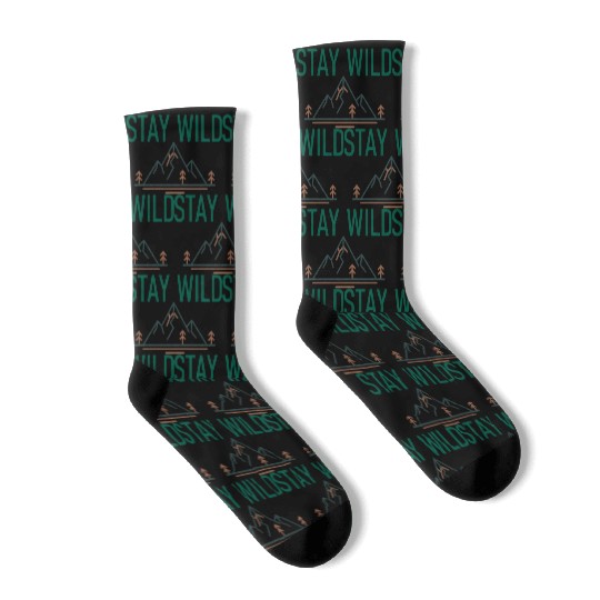 Mountain Wilderness Stay Wild Socks