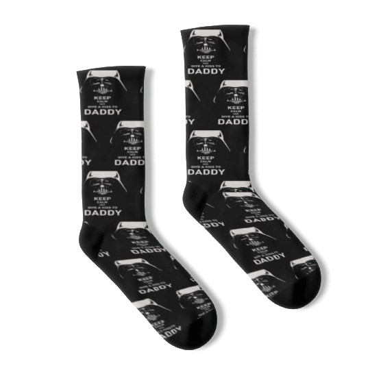 Funny Star Wars Darth Vader father's day gift Socks