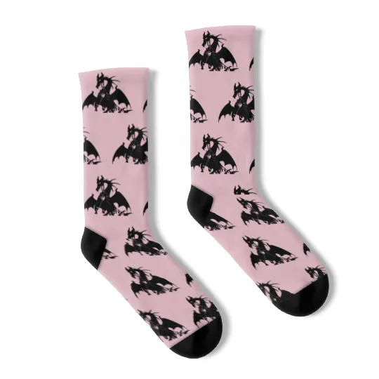 Disney Socks, Maleficent Dragon Socks, Disney vacation Socks