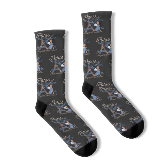 Disney Pixar Ratatouille Remy Paris France Poster Socks
