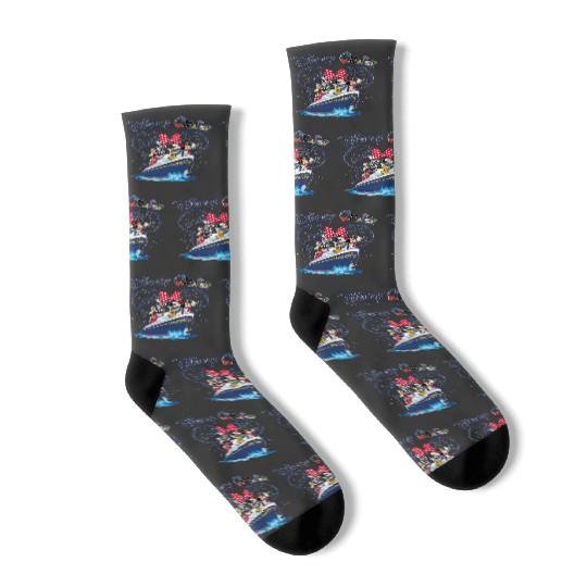 Disney Cruise Family Vacation 2023 Socks, Disney Cruise Group Socks