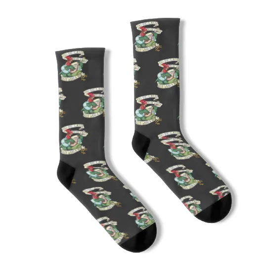 Disney Alan A Dale Rooster OO De Lally Robin Hood Socks