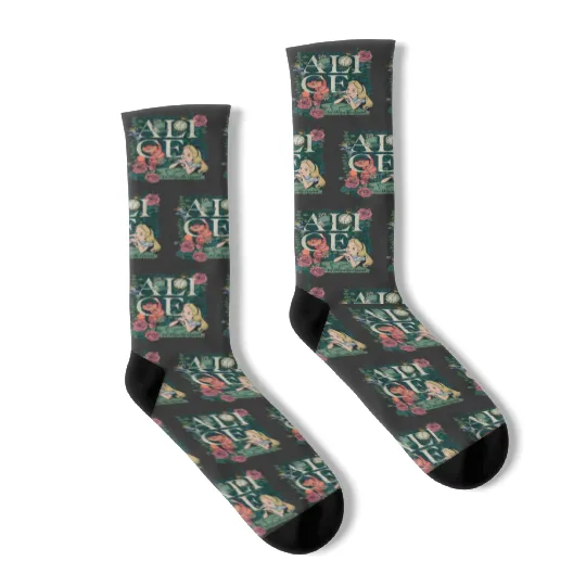 Disney Alice in Wonderland Alice Socks, Disney Socks