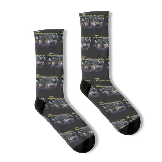 Retro The Haunted Mansion 1969 Disneyland Socks