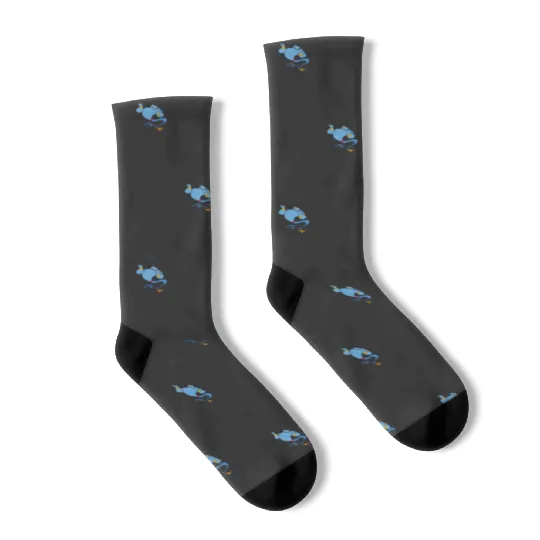 Genie Disney Disneyland Socks