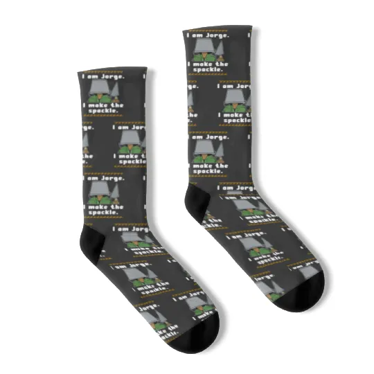 Disney Encanto I'm Jorge I Make The Spackle Socks, Disney Bruno Madrigal Hernando Jorge Socks
