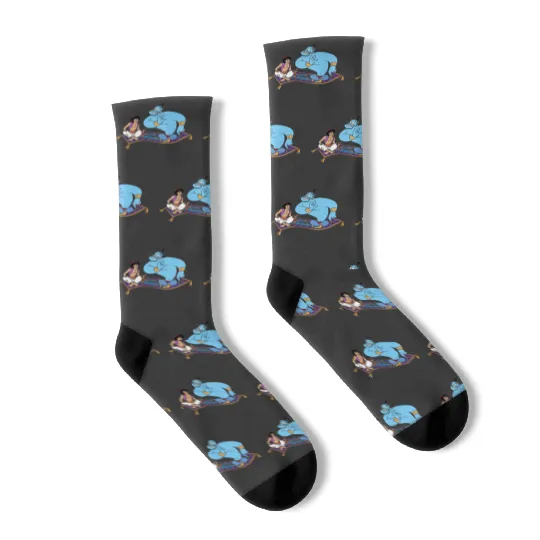 Disney Aladdin Genie Socks, Aladdin Genie Socks