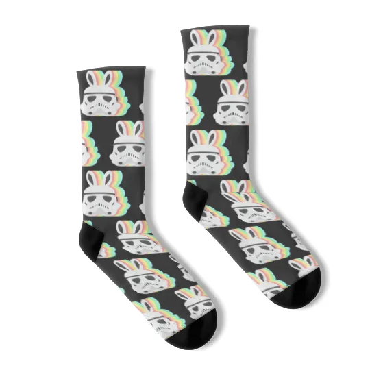 Storm Trooper Easter Socks, Star Wars Easter Socks, Star Wars Disney Socks