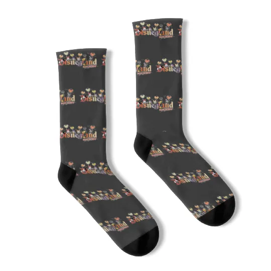 Vintage Disneyland Halloween Socks, Retro Disneyland Halloween Socks
