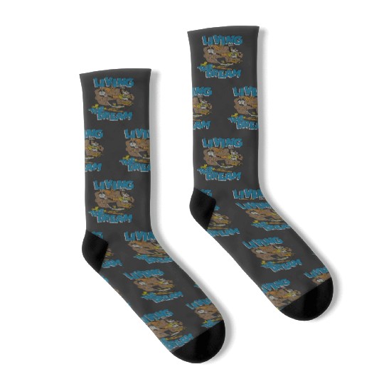 Disney Goofy Living The Dream Socks