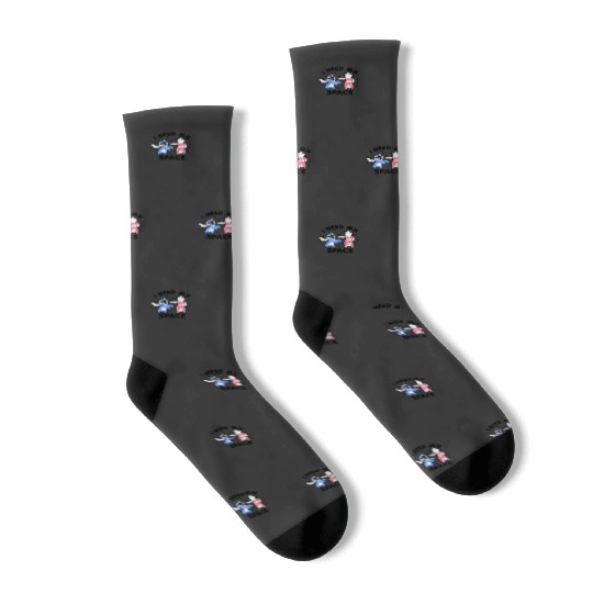 Disney Lilo Stitch I Need My Space 6916 Socks