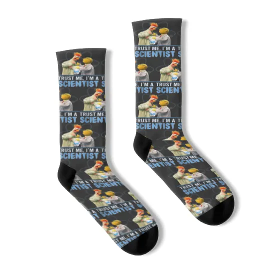 Disneyss The Muppets Trust Me I'm A Scientist Bunsen Beaker Socks