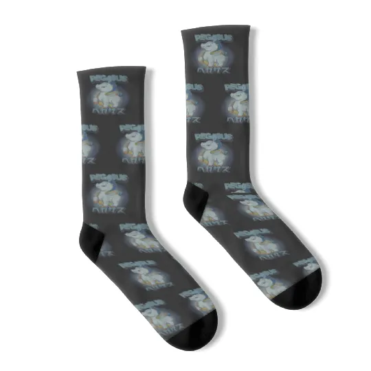 Disney Hercules Pegasus Kanji Portrait Socks