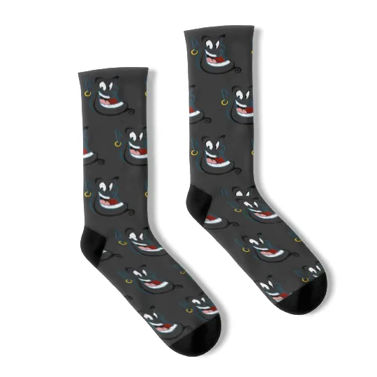 Disney Aladdin Genie Face Socks