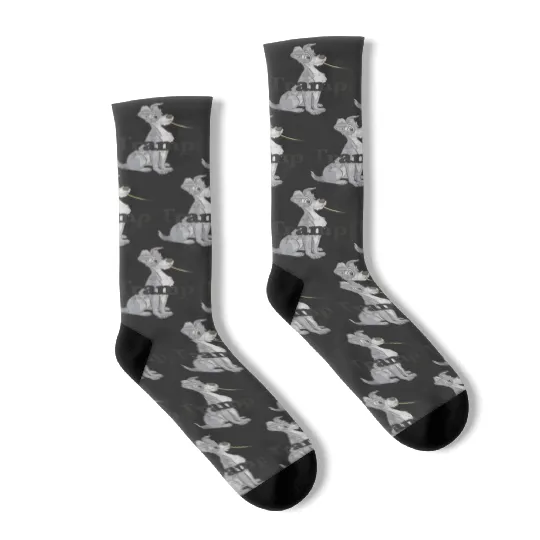 Disneyss Lady And The Tramp Spaghetti Tramp Couples Socks
