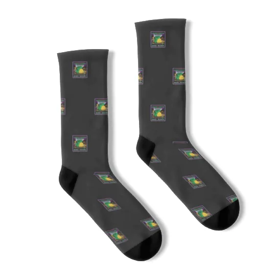 Disneyss Princess And The Frog Louis Rockadile Poster Socks