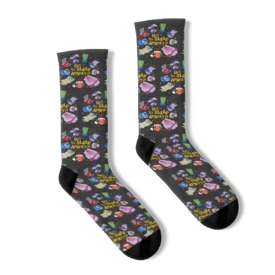 Disney Inside Out 2 Go to Sleep Anxiety Socks, The Emotional Adventure