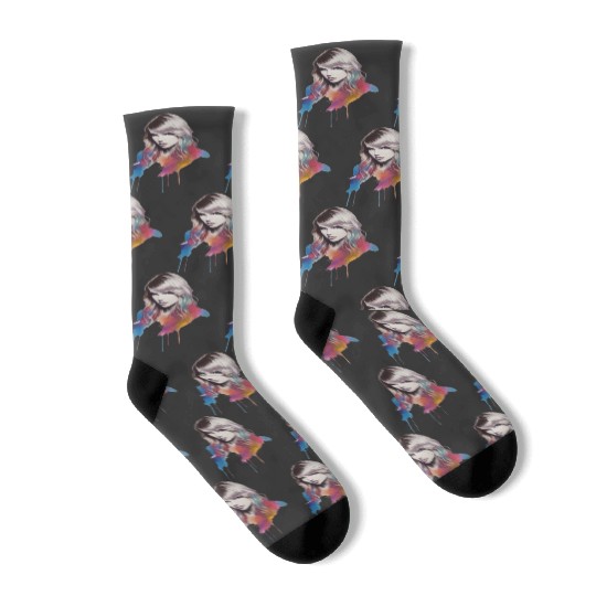 Discover the eras tour merch Taylor )  Album 1989 Taylor Vintage T-Shirt,  Taylor Shirt Gift Fan Made S-5XL Socks