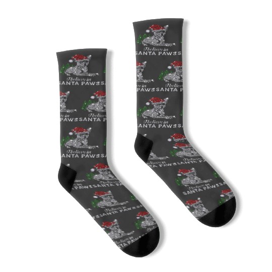 Santa Black Cat Christmas Light Ugly Christmas  , Stitch Eras Tour , Stitch Shirt, Disney Land Lilo and Stitch Socks