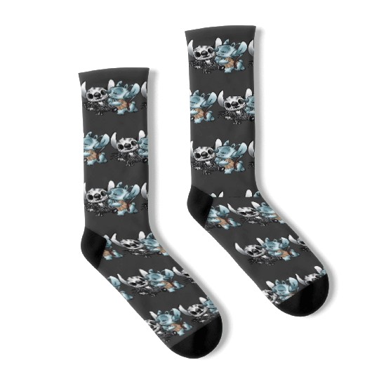 Stitch angel - celebrates Christmas Sticker, Stitch Eras Tour , Stitch Shirt, Disney Land Lilo and Stitch Socks