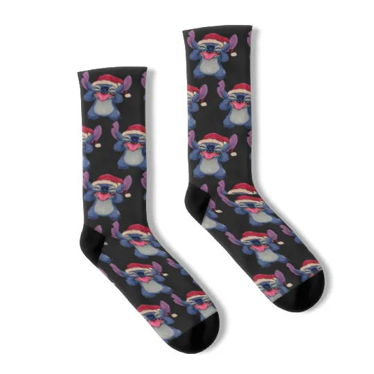 Christmas Stitch 2 Sticker, Stitch Eras Tour , Stitch Shirt, Disney Land Lilo and Stitch Socks