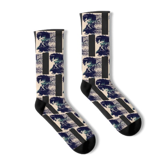 Samurai Jack and Ashi  : Disney Mulan Anime Mushu, Mulan and Mushu Socks