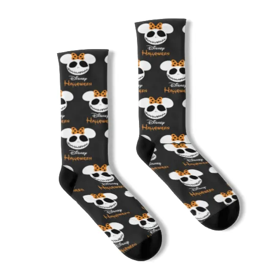 Disney Halloween Jack Nightmare Skellington Before Christmas (2) Socks