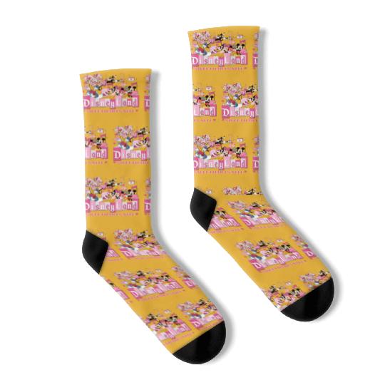 Disneyland Sweethearts Nite Socks, Mickey and Friends Valentine's Day Socks