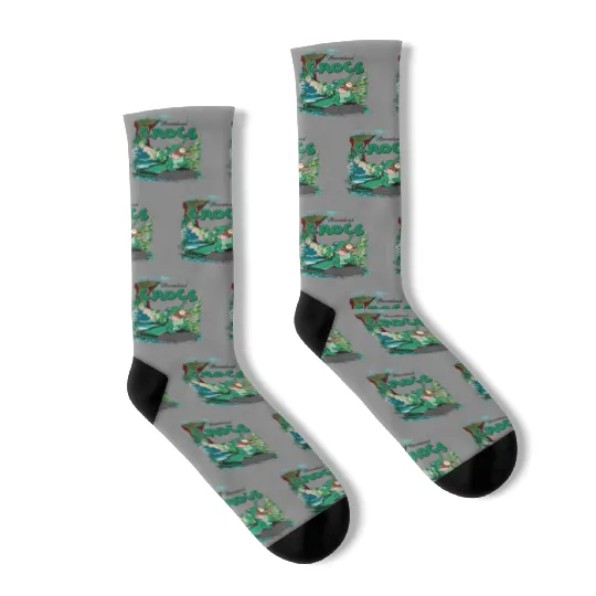 Disney Peter Pan Tick-Tock the Crocodile Neverland Socks