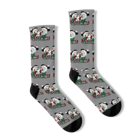 Disney Christmas Socks, Womens Christmas Socks