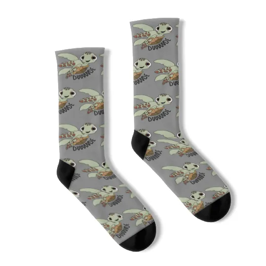 Disney Pixar Finding Nemo Squirt Dude Socks, Finding Nemo Socks