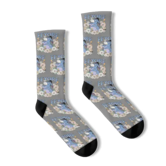 Retro Disney Eeyore  Socks, Eeyore Winnie The Pooh