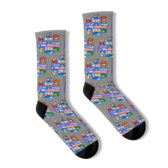 Inside Out 2 Socks, In My Exploring My Emotions Era Socks, Disney Trip Socks