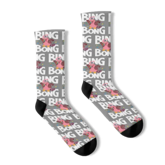 Cute Inside Out Bing Bong Disney Socks, Disney Inside Out Bing Bong Socks