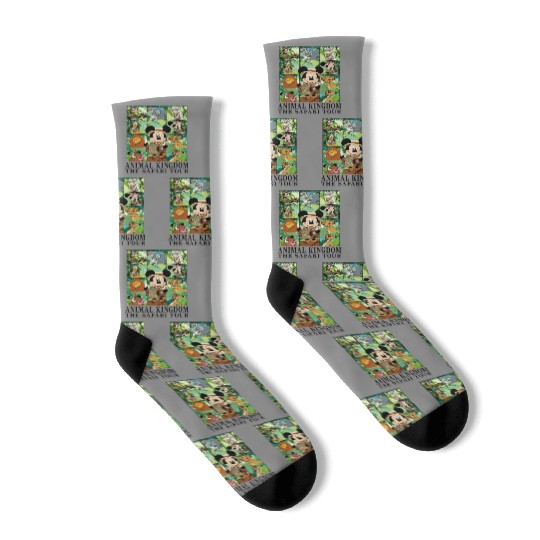 Disney Animal Kingdom The Safari Tour Socks, Safari Family Matching