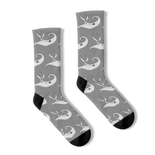 Disney Halloween Nightmare Before Christmas Zero Pumpkin Socks