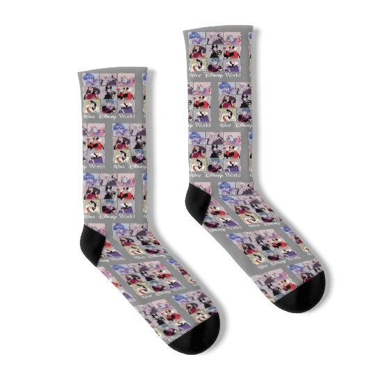 Disney Villains Socks, Disney Villain Characters Socks