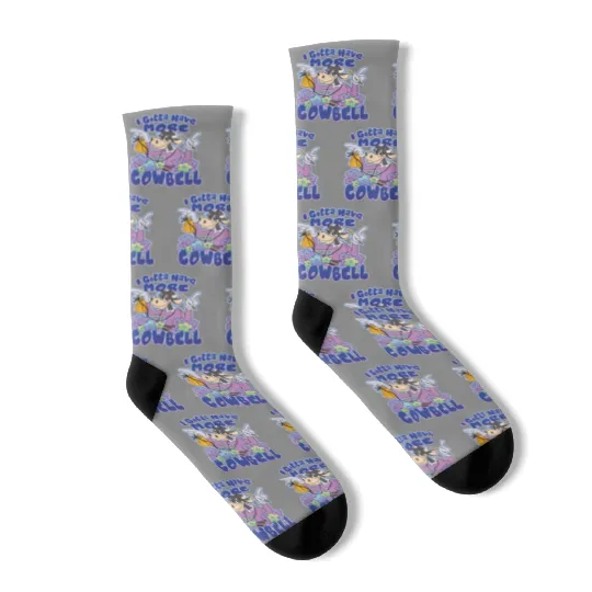 Disney Clarabelle Cow Socks, I Gotta Have More Cowbell Socks, Disney Trip Socks