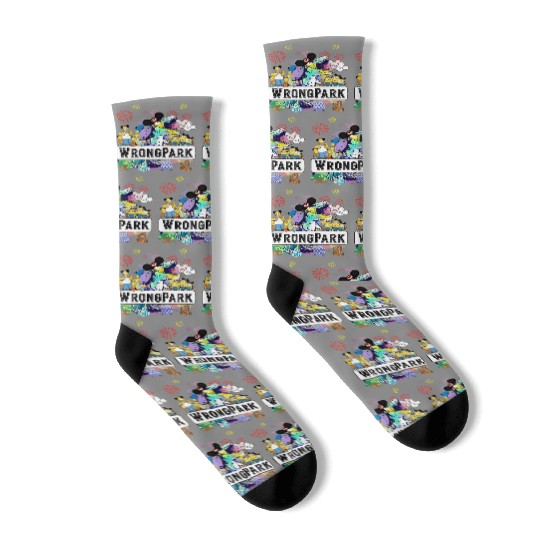 Wrong Park Tyrannosaurus 2023 Disney Socks