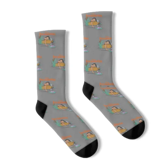 Disney Pocahontas Meeko Afternoon Dreaming Socks