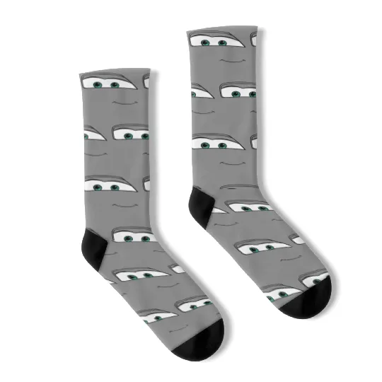 Discover Disney Sally Cars Face Socks, Sally Socks, Cars Characters, Disney Cars Socks, Cars Movie Socks, Cars Cartoon Sally Carrera Socks