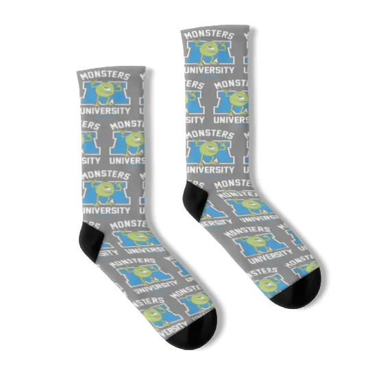 Monsters Inc Wazowski Socks, Disney Monsters Socks