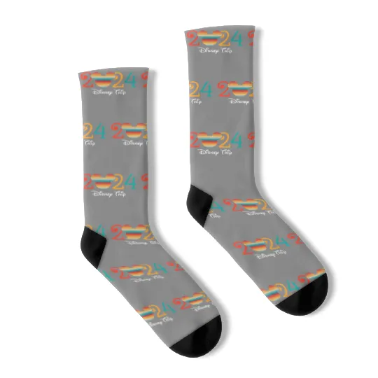 Disney Family Vacation 2024 Socks, Custom Disney 2024 Family Vacation