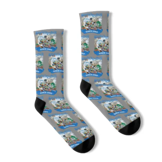 Disney Splash Mountain Vintage Socks, Splash Mountain,