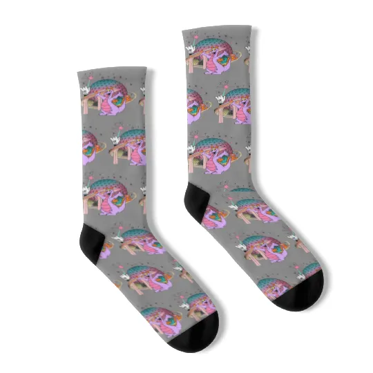 Disney Figment Socks, Epcot Figment Socks