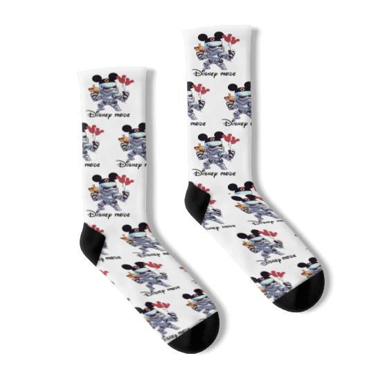 Stormtrooper Mickey Balloon Socks, Disney Star Wars Ice Cream Socks