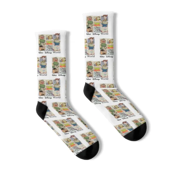Toy Story Disneyworld Socks, Disney Pixar Toy Story Socks