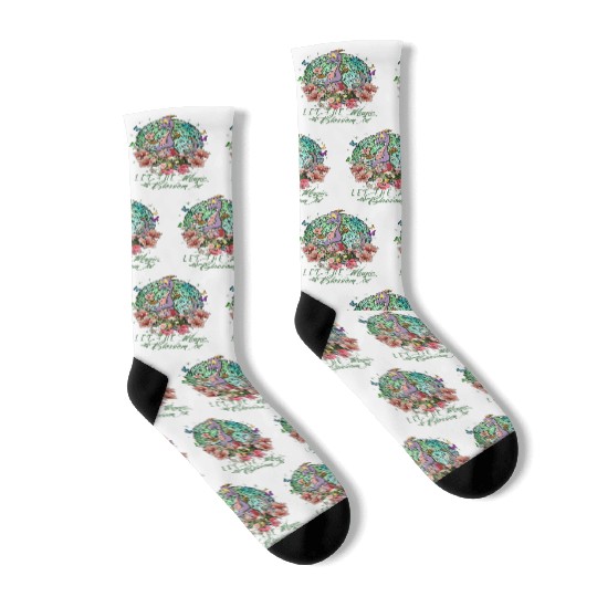 Disney Epcot Figment Topiaries Socks