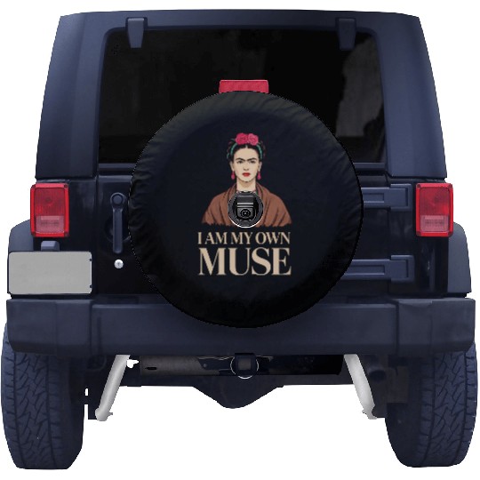 Frida Kahlo Inspirational Women' Day Design Spare Tire Covers